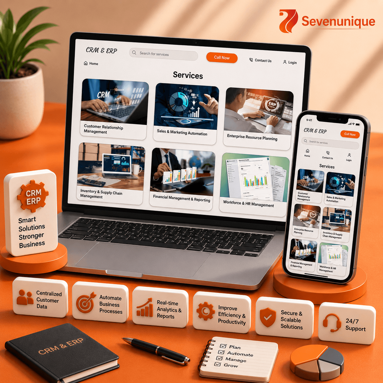 CRM & ERP Management System